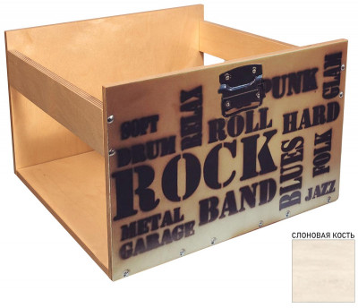 Стойка для хранения виниловых пластинок VOXmodule Vinyl Stand 03 ivory