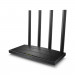 Маршрутизатор TP-Link, портов: 5, LAN: 4, WAN: 1, скорость мб/с: 1 900, антенн: 4, USB: Нет, 32х215х117 мм (ВхШхГ), цвет: чёрный, Archer C80