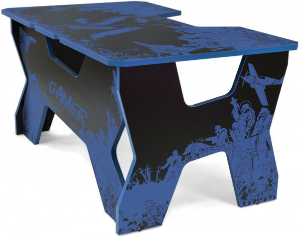 Игровой стол Generic Comfort Gamer2/VS/NB Black/Blue