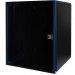 Шкаф телекоммуникационный настенный Datarex, 19", 15U, 624х600х600 мм (ВхШхГ), дверь: стекло, боковая панель: сплошная съемная, разборный, цвет: чёрный