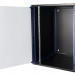 Шкаф телекоммуникационный настенный Datarex, 19", 15U, 624х600х600 мм (ВхШхГ), дверь: стекло, боковая панель: сплошная съемная, разборный, цвет: чёрный