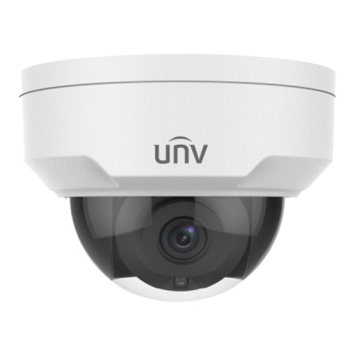 Сетевая IP видеокамера Uniview, купольная, универсальная, 4Мп, 1/3’, 2592×1520, 20к/с, ИК, цв:0,03лк, об-в:3,6мм, IPC324ER3-DVPF36-RU