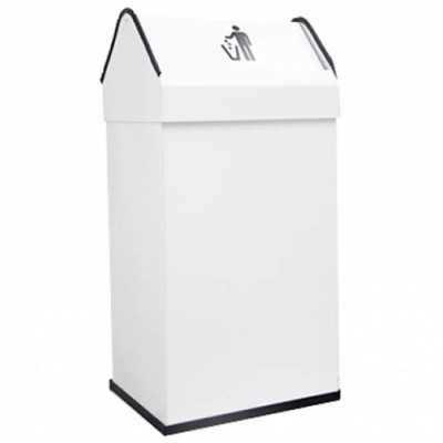 Урны для мусора Nofer Ведро металическое 41 л. белое (14118.2 W)