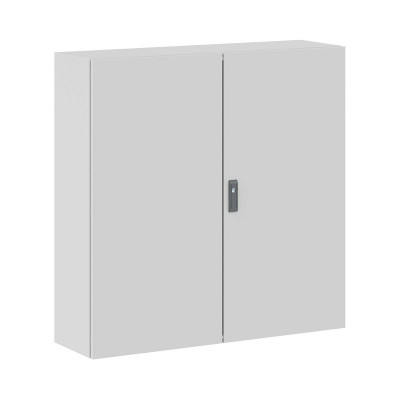 Шкаф электротехнический настенный DKC ST, IP55, 1000х1000х300 мм (ВхШхГ), дверь: двойная распашная, металл, корпус: сталь листовая, цвет: серый, с монтажной панелью, (R5ST1013)