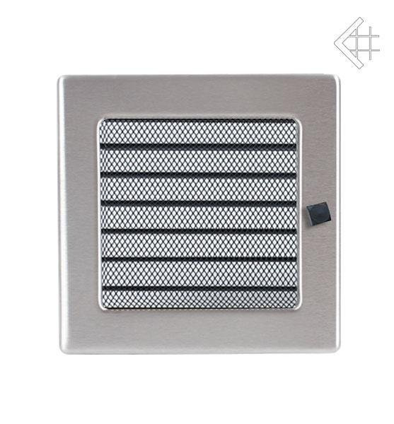 Вентиляционная решетка для камина Kratki 17х17 Стальная с жалюзи 17SZX