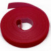 Лента липучая Hyperline WASNR, открывающаяся, 25 мм Ш, 5 000 мм Д, материал: полиамид тканное плетение, цвет: красный, (в рулоне)