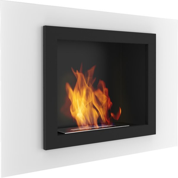 Настенный биокамин Kratki OSCAR белый, TUV