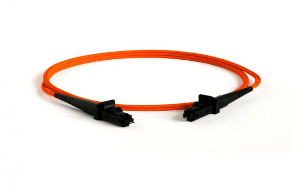 Коммутационный шнур оптический Hyperline, Duplex MTRJF/MTRJF, OM2 50/125, LSZH, Ø 2мм, 3м, цвет: оранжевый, (FC-D2-50-MTRJF/PR-MTRJF/PR-H-3M-LSZH-OR)