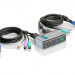 Переключатель KVM D-Link, портов: 2 х VGA D-SUB (HDB-15), 28х61х104 мм (ВхШхГ), PS/2