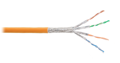 Кабель «витая пара» (LAN) для структурированных систем связи S/FTP 4pair, Cat7a, Solid, In, нг(А)-HF (NMC 4575C-OR)