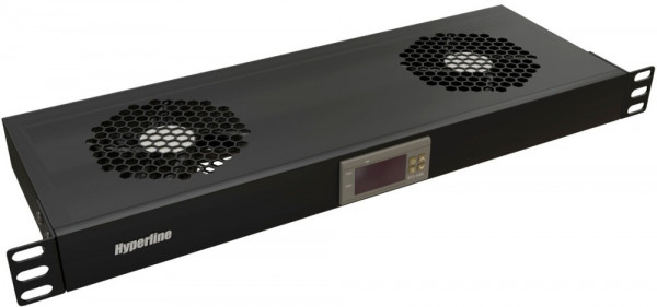 Вентиляторный модуль Hyperline TRFA-WB-MICR-4F-RAL9004