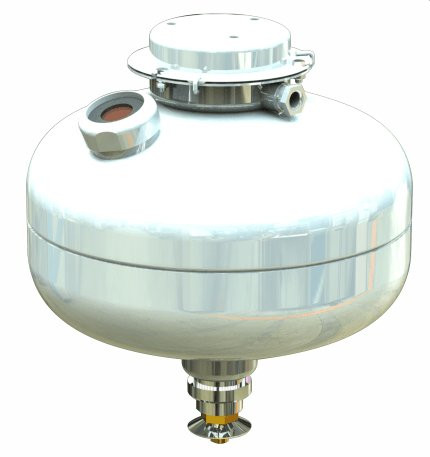 Модуль пожаротушения тонкораспылённой водой автономный взрывозащищенный МУПТВ(Взр)-13,5-ГЗ-ВД (tºC=+5_п) (Тунгус)