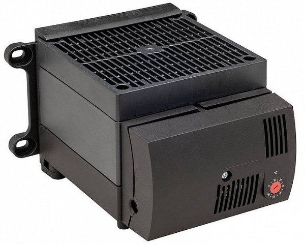 Нагреватель STEGO CS 130, 120х182х168 мм (ВхШхГ), 1 200Вт, винтовое крепление, для шкафов, 230V, чёрный, с осевым вентилятором