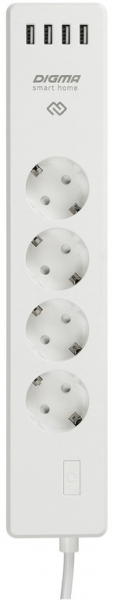 Сетевой фильтр Digma DiPlug Strip 40