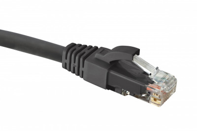 Шнур коммутационный Eurolan, кат. 6, неэкр., U/UTP, RJ45, d 7 2м, LSZH (нг(A)-HF), чёрный, внешняя/внутренняя прокладка, (21G-U6-02BL)