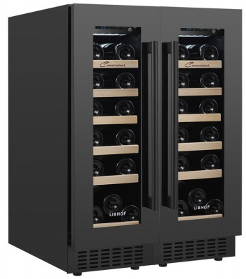 Встраиваемый винный шкаф 22-50 бутылок Libhof CXD-38 Black