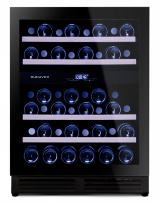 Встраиваемый винный шкаф 22-50 бутылок Dunavox DAUF-45.125DB.TO