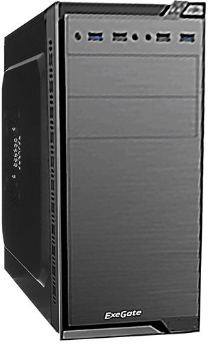 Корпус ExeGate QA-412U 500W Black
