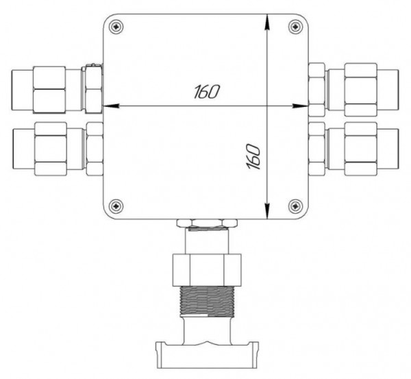 Коробка коммутационная взрывозащищенная КВМК ГК 201