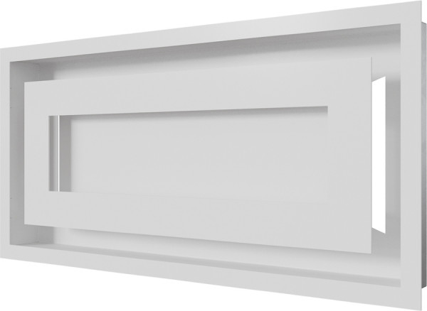 Вентиляционная решетка Kratki WIND Белая 22х45