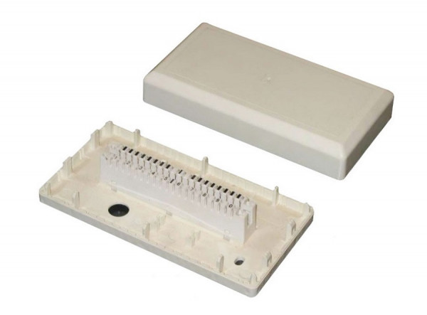 Распределительная коробка Krone, плинтов 10, 164х85х36 мм (ВхШхГ)