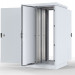 Шкаф уличный всепогодный напольный ЦМО ШТВ-2, IP65, 24U, 1310х1000х600 мм (ВхШхГ), дверь: металл, кол-во отсеков: 2, цвет: серый, без нагрева, без охлаждения, (ШТВ-2-24.10.6-43А3)