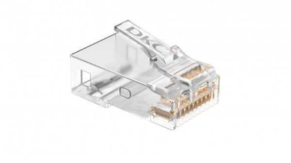 Коннектор DKC RAM telecom, RJ45, кат. 6, неэкр., 50 шт, цвет: прозрачный