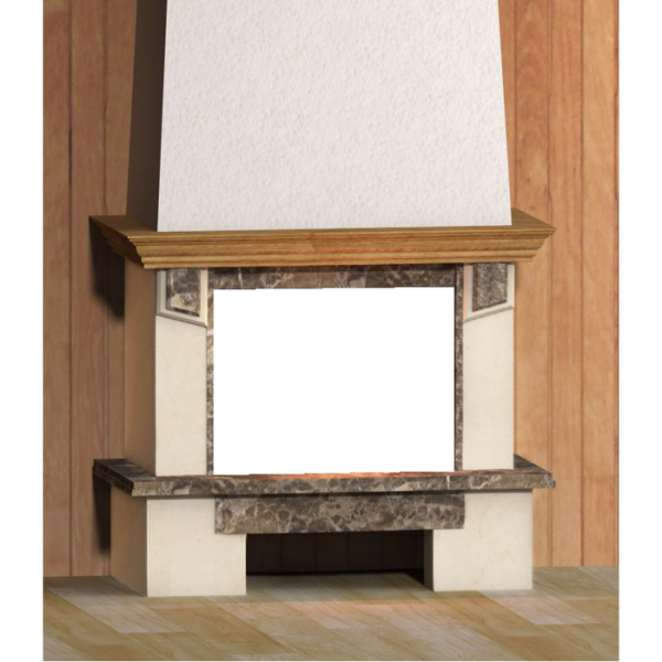 Пристенная облицовка MadeIra Sabina Emperador мрамор Crema Light/Emperador Dark