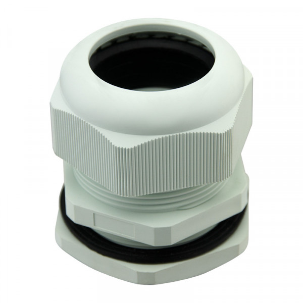 Кабельный ввод Энергия, на DIN-рейку, 66х78х70 мм (ВхШхГ), для щитов, нейлон, цвет: белый, (под кабель d37-44мм), ip68