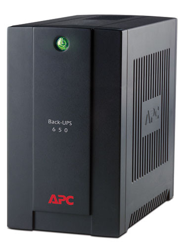 ИБП APC Back-UPS, 650ВА, линейно-интерактивный, напольный, 115х257х200 (ШхГхВ), 230V,  однофазный, (BX650CI-RS)