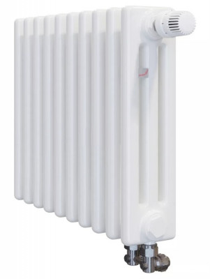 Стальной трубчатый радиатор 3-колончатый Zehnder Charleston Completto 3037/10/V001/RAL 9016