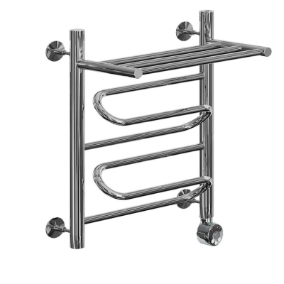 Электрический полотенцесушитель Ника ЛZ/ВП Электрическая Лесенка Зигзаг/Верхняя Полка 60х50 -2 прав