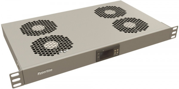 Вентиляторный модуль Hyperline TRFA-WB-MICR-4F-RAL7035