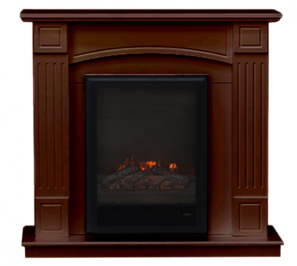 Электрокамин с классическим очагом 2D Elekam Boston (разборный) темный дуб с очагом Pulsar 23G