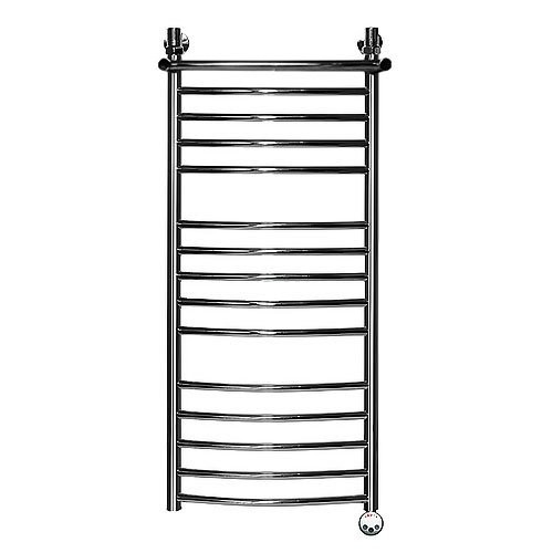 Электрический полотенцесушитель Ника ЛД(г2)/ВП Электрический (Лесенка Дуга/Верхняя Полка/группа2) 120х40 -15 прав