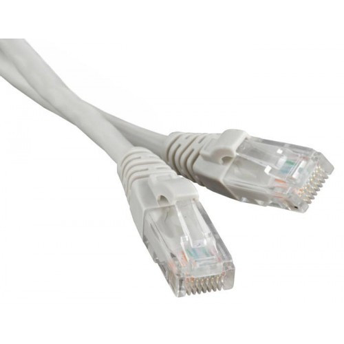 Шнур коммутационный реверсивный Hyperline, кат. 5е, неэкр., U/UTP, RJ45/RJ45, d 5,5 15м, LSZH, AWG24 серый, (PC-LPM-UTP-RJ45-REV-RJ45-C5e-15M-LSZH-GY)