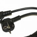 Шнур для блока питания Hyperline, IEC 320 C13, вилка Schuko, 5 м, 10А, цвет: чёрный
