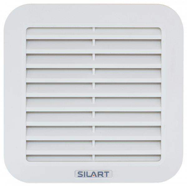 Вентиляторная решетка SILART SLF, 152х152х29 мм (ВхШхГ), IP55, для вентиляторного модуля