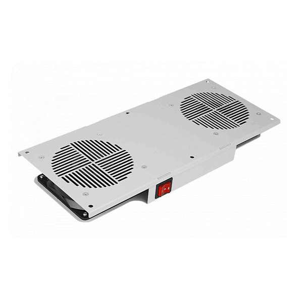 Вентиляторный модуль SILART SVB, встраиваемый, 12V, 44х400х176 мм (ВхШхГ), вентиляторов: 2, 48 дБ, поток: 386 м3/ч, для шкафов, цвет: серый