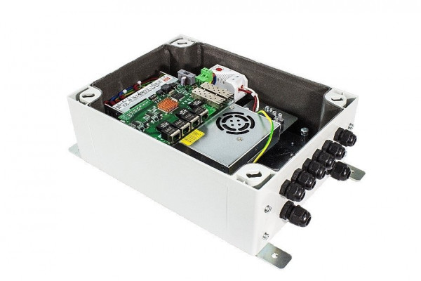 Коммутатор с питанием по PoE Релион-SW-2G-4Poe+/60W-UPS