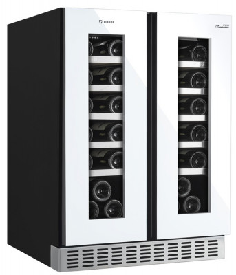 Встраиваемый винный шкаф 22-50 бутылок Libhof CFD-38 White