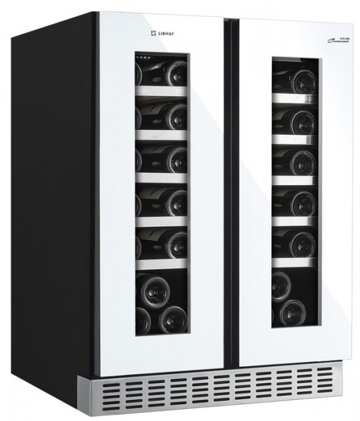 Встраиваемый винный шкаф 22-50 бутылок Libhof CFD-38 White
