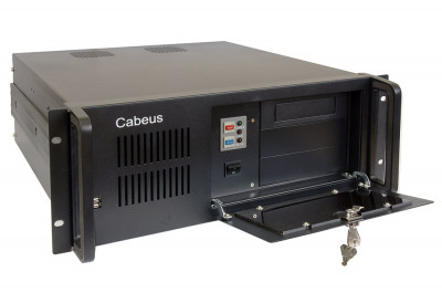 Корпус серверный Cabeus, внутренний, 19", 4U, 177х430х450 мм (ВхШхГ), для шкафов и стоек, цвет: чёрный, без блока питания
