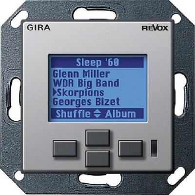 Настенная панель управления Revox M217 display GIRA System 55 (под алюминий)