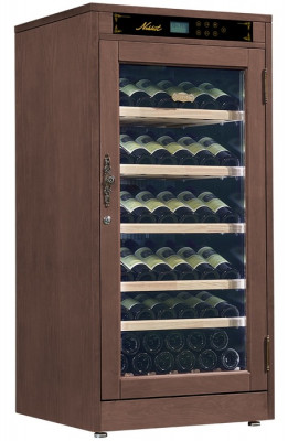 Отдельностоящий винный шкаф 51-100 бутылок Libhof NP-69 Walnut