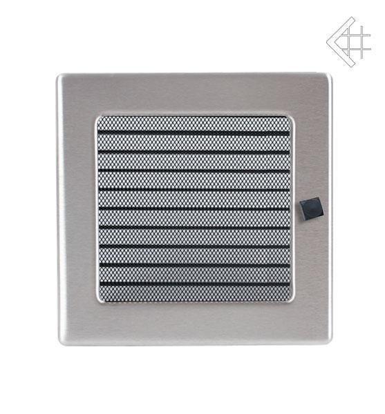 Вентиляционная решетка для камина Kratki 22х22 Стальная с жалюзи 22SZX