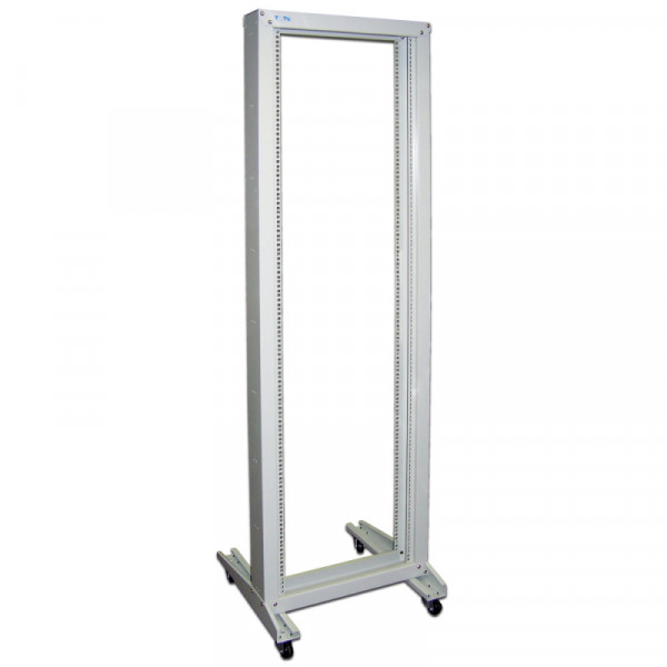 Стойка открытая 19" TWT, универсальная, 29U, 1390х600х600 мм (ВхШхГ), однорамная, цвет: серый