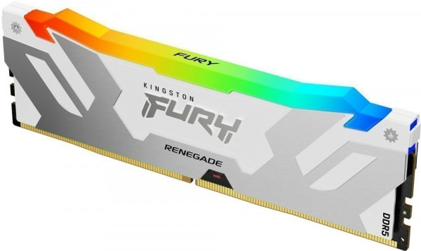 Оперативная память 16Gb DDR5 6800MHz Kingston Fury Renegade White RGB (KF568C36RWA-16)