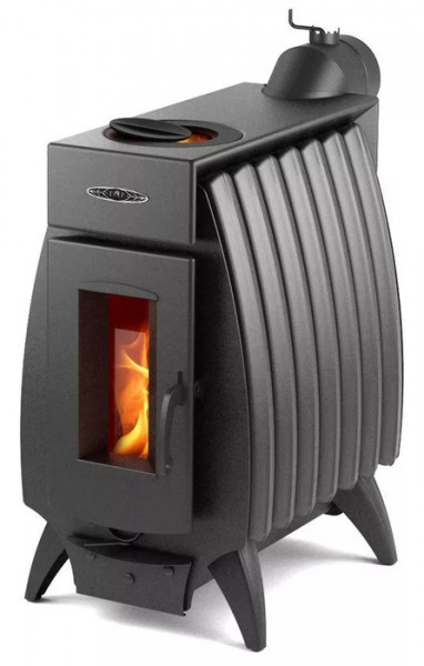 Дровяная печь TMF ПО ОГОНЬ-БАТАРЕЯ 7Б антрацит