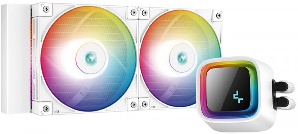 Система жидкостного охлаждения DeepCool LS520 White